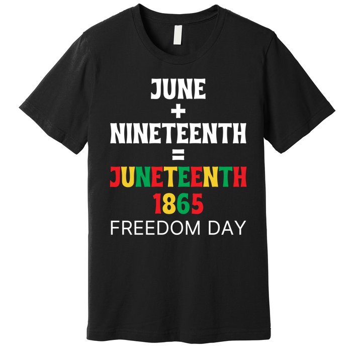 Juneteenth Freedom Day Celebration Premium T-Shirt