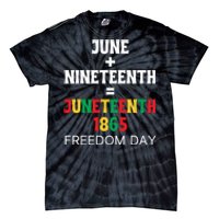 Juneteenth Freedom Day Celebration Tie-Dye T-Shirt