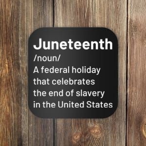 Juneteenth Freedom Day Celebration Coaster