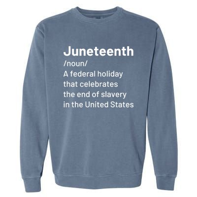 Juneteenth Freedom Day Celebration Garment-Dyed Sweatshirt