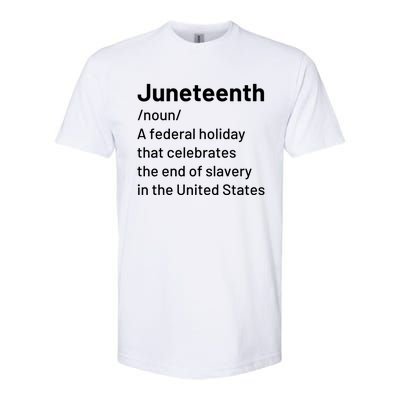 Juneteenth Freedom Day Celebration Softstyle® CVC T-Shirt