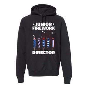 Junior Firework Director American 4th Of July Premium Hoodie