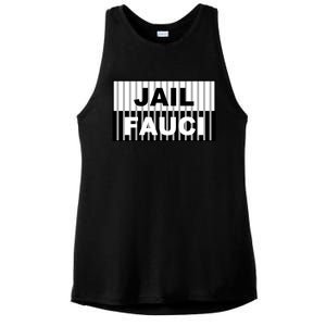 Jail Fauci Dr. Anthony Fauci Ladies PosiCharge Tri-Blend Wicking Tank