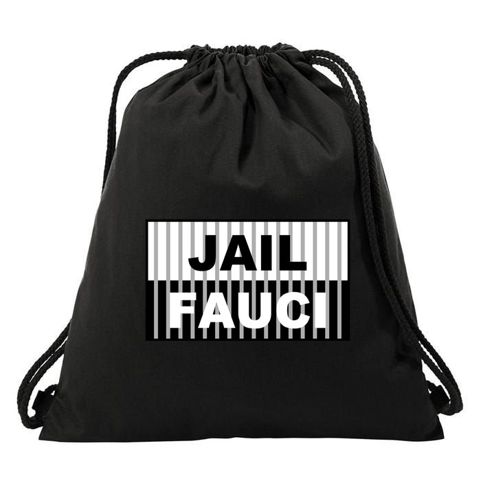 Jail Fauci Dr. Anthony Fauci Drawstring Bag