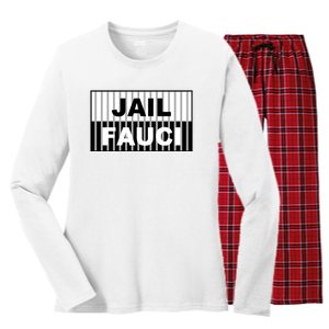 Jail Fauci Dr. Anthony Fauci Women's Long Sleeve Flannel Pajama Set 