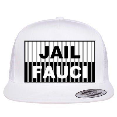 Jail Fauci Dr. Anthony Fauci Flat Bill Trucker Hat