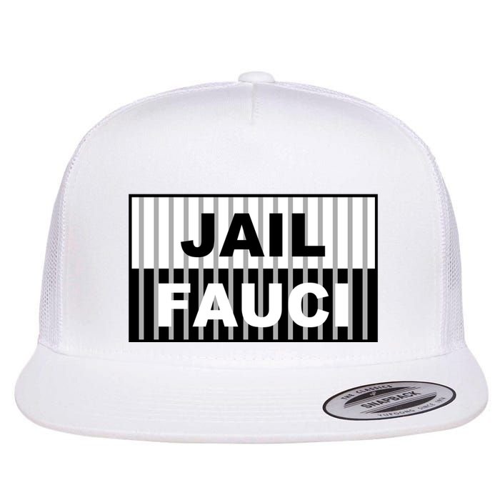 Jail Fauci Dr. Anthony Fauci Flat Bill Trucker Hat