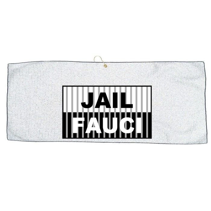Jail Fauci Dr. Anthony Fauci Large Microfiber Waffle Golf Towel