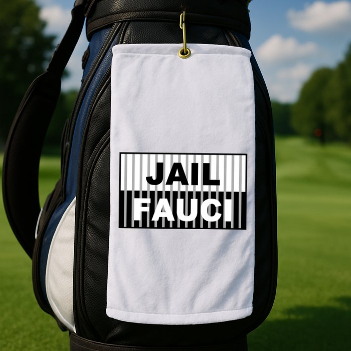 Jail Fauci Dr. Anthony Fauci Golf Towel