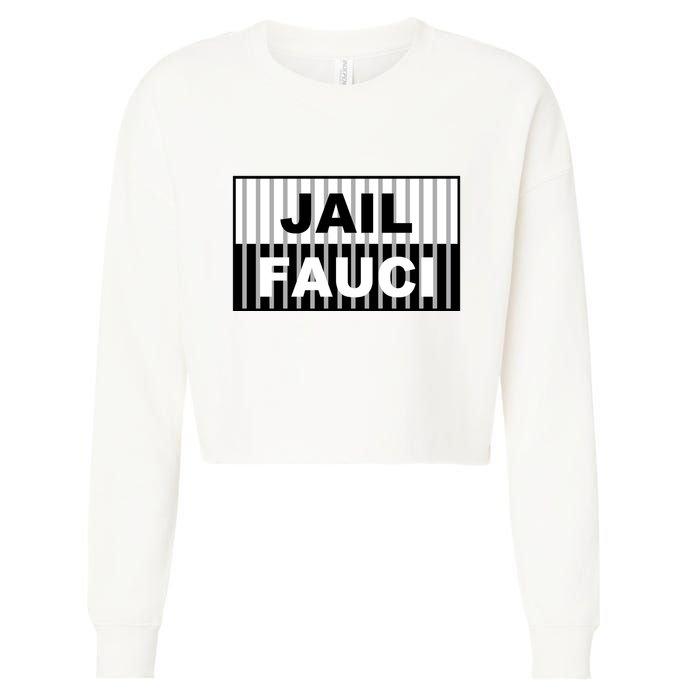 Jail Fauci Dr. Anthony Fauci Cropped Pullover Crew