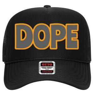 John Felix Dope High Crown Mesh Back Trucker Hat