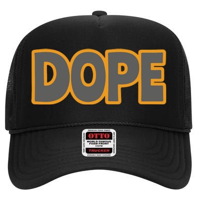 John Felix Dope High Crown Mesh Back Trucker Hat