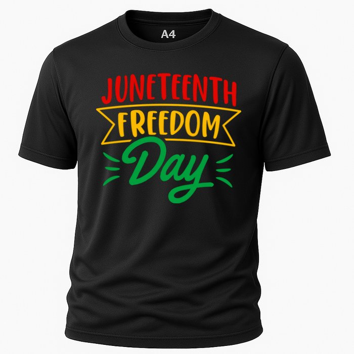 Juneteenth Freedom Day Celebration Cooling Performance Crew T-Shirt