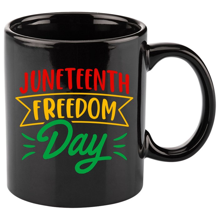 Juneteenth Freedom Day Celebration 11oz C Handle Ceramic Mug