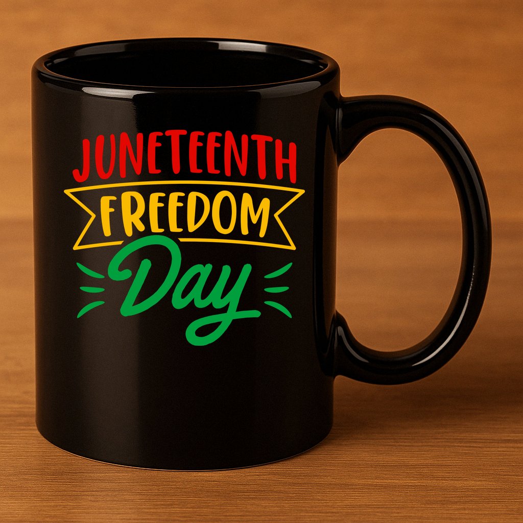 Juneteenth Freedom Day Celebration 11oz C Handle Ceramic Mug