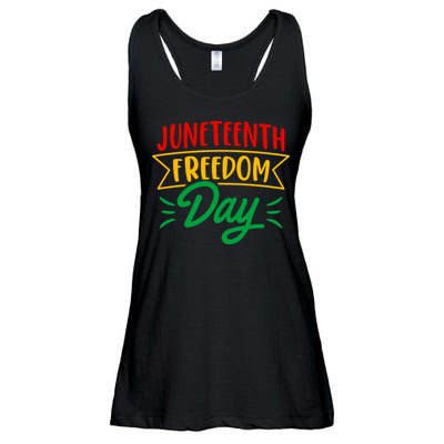 Juneteenth Freedom Day Celebration Ladies Essential Flowy Tank