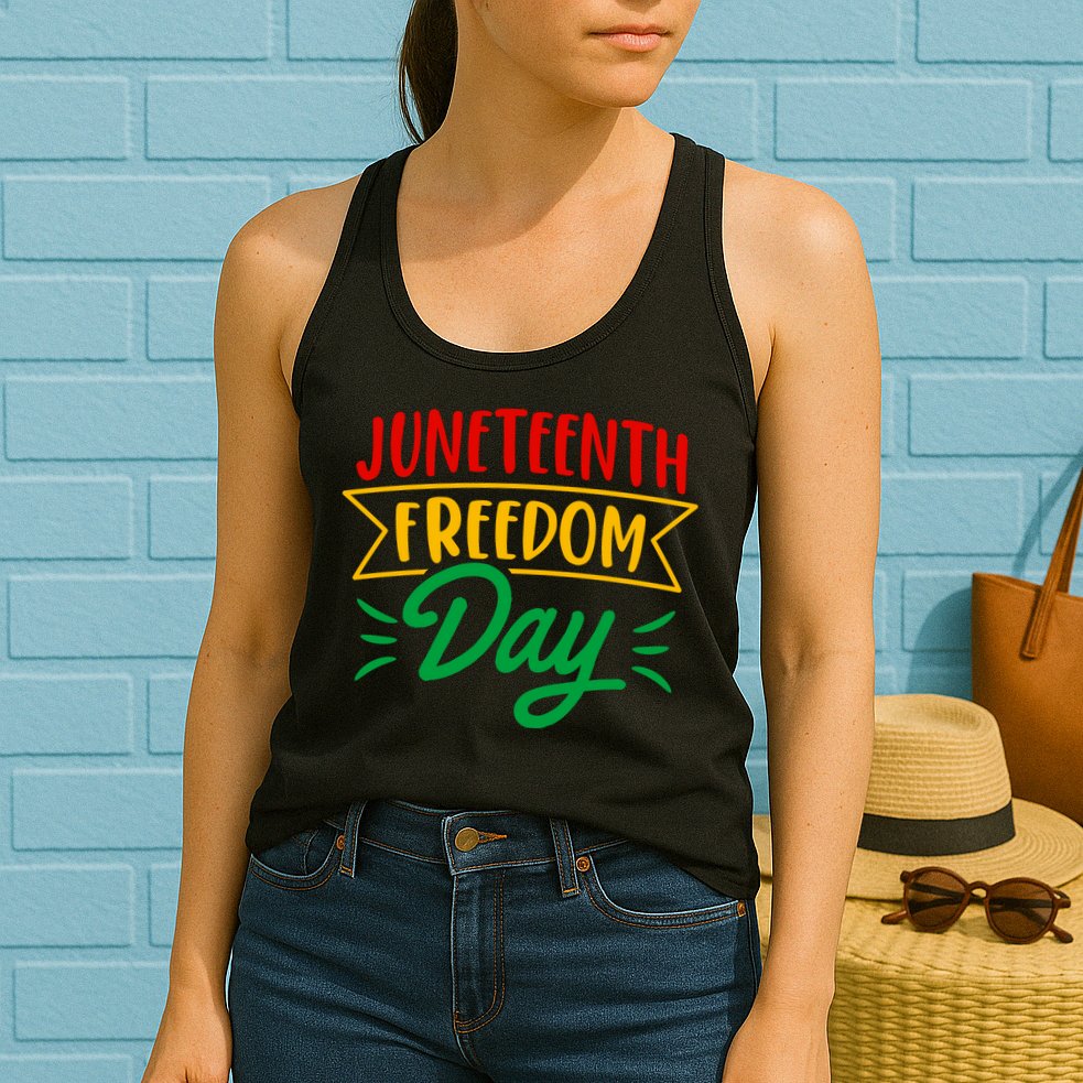 Juneteenth Freedom Day Celebration Womens Tank Top