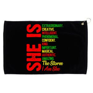 Juneteenth Freedom Day Black History Month Queen Cute Gift Grommeted Golf Towel