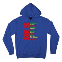 Juneteenth Freedom Day Black History Month Queen Cute Gift Hoodie