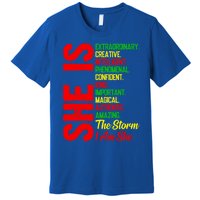 Juneteenth Freedom Day Black History Month Queen Cute Gift Premium T-Shirt