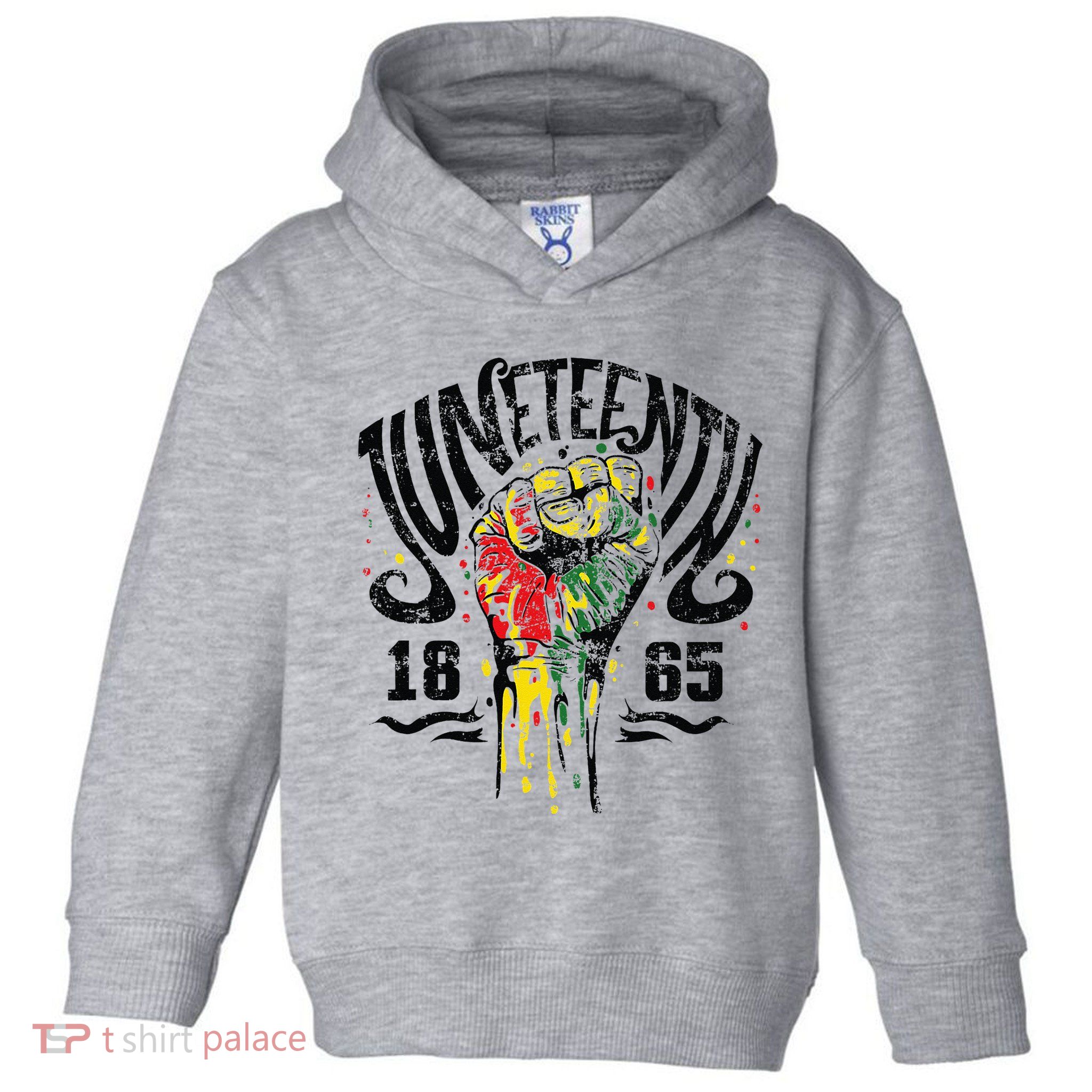 Juneteenth Freedom Day Afro African American June 19th 1865 Toddler Hoodie