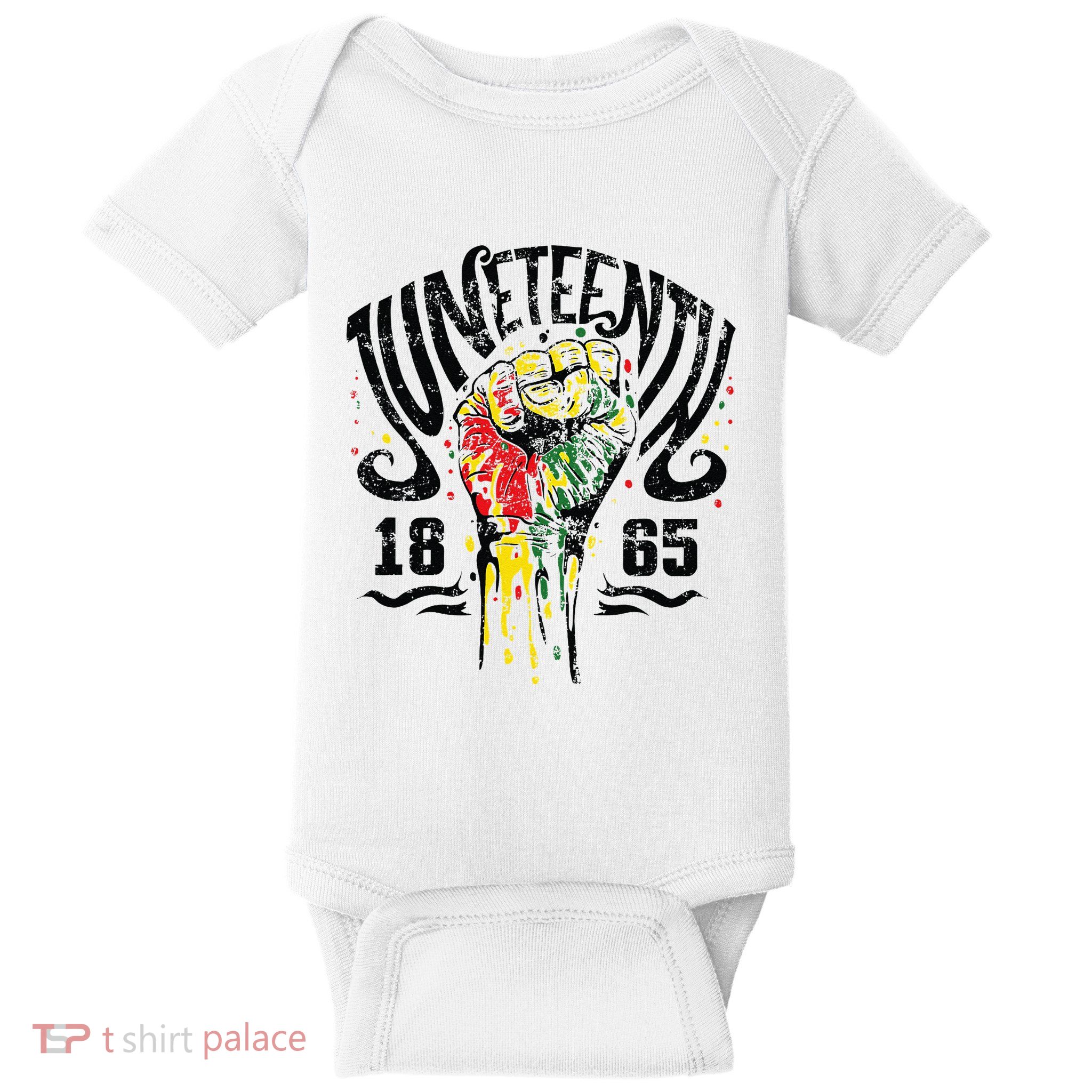 Juneteenth Freedom Day Afro African American June 19th 1865 Baby Bodysuit