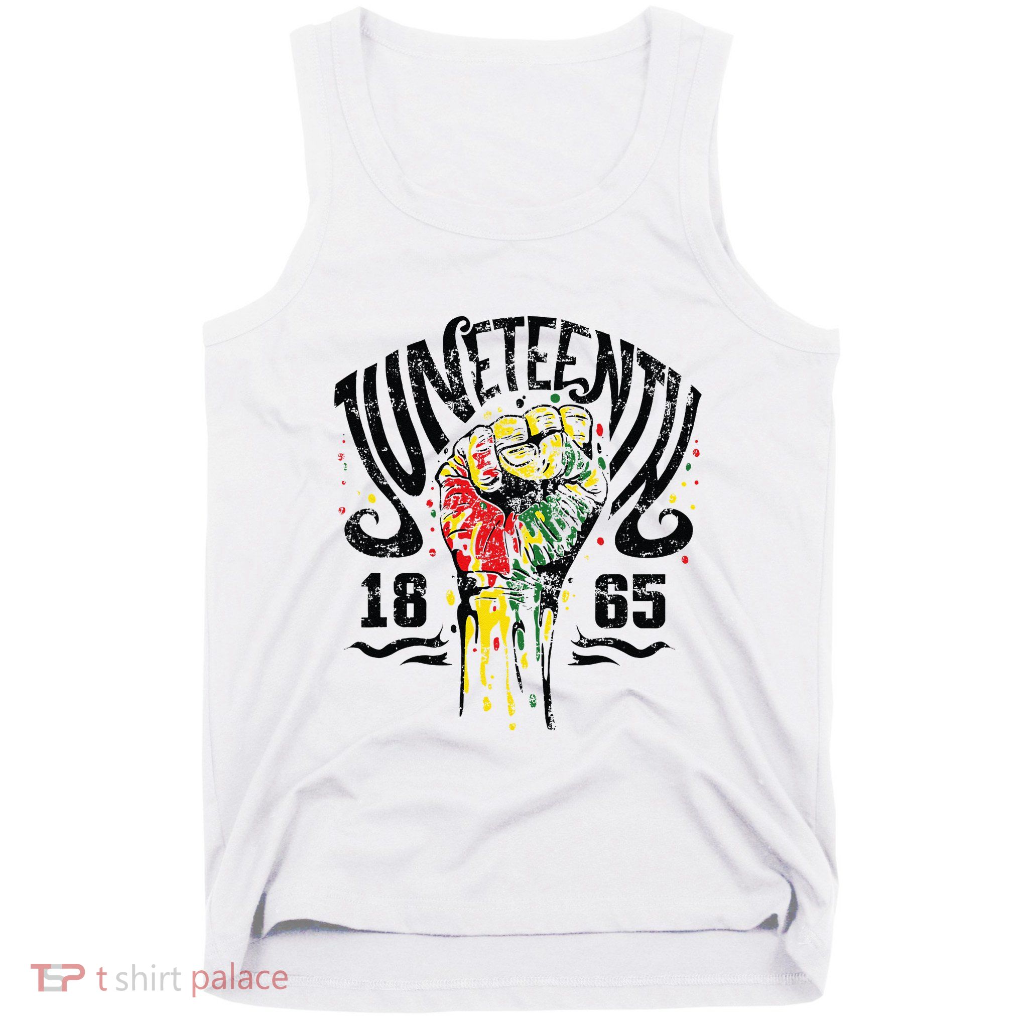 Juneteenth Freedom Day Afro African American June 19th 1865 Tank Top