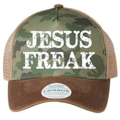 Jesus Freak Distressed Shirt Christian Religious Legacy Tie Dye Trucker Hat