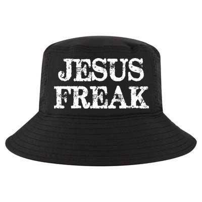 Jesus Freak Distressed Shirt Christian Religious Cool Comfort Performance Bucket Hat