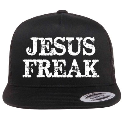 Jesus Freak Distressed Shirt Christian Religious Flatbill Hat