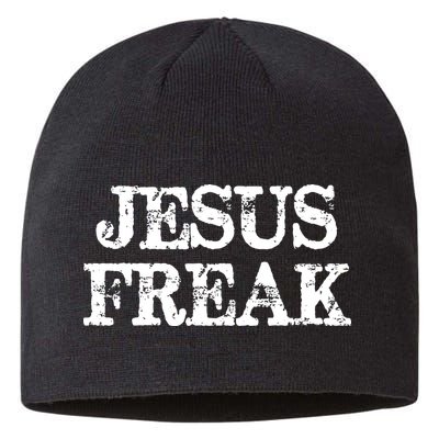 Jesus Freak Distressed Shirt Christian Religious Sustainable Beanie
