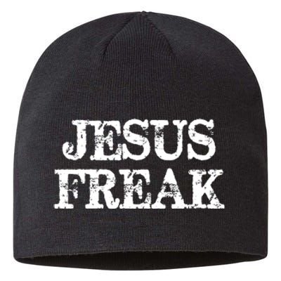 Jesus Freak Distressed Shirt Christian Religious Sustainable Beanie