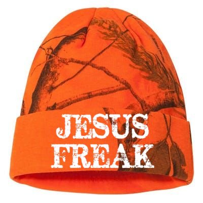 Jesus Freak Distressed Shirt Christian Religious Kati Licensed 12" Camo Beanie