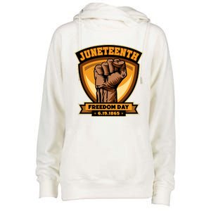 Juneteenth Freedom Day 1865 Womens Funnel Neck Pullover Hood