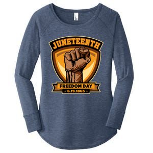 Juneteenth Freedom Day 1865 Women's Perfect Tri Tunic Long Sleeve Shirt