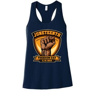 Juneteenth Freedom Day 1865 Women's Racerback Tank