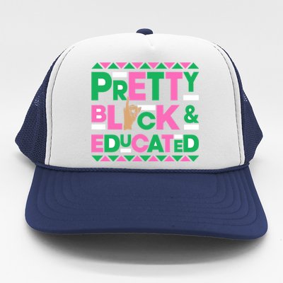 J15 Founder's Day Aka African Pretty Black Educated Gift Trucker Hat