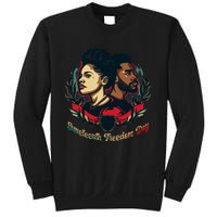 Juneteenth Freedom Day Celebration Graphic Sweatshirt