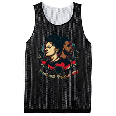 Juneteenth Freedom Day Celebration Graphic Mesh Reversible Basketball Jersey Tank