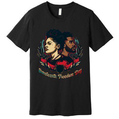 Juneteenth Freedom Day Celebration Graphic Premium T-Shirt