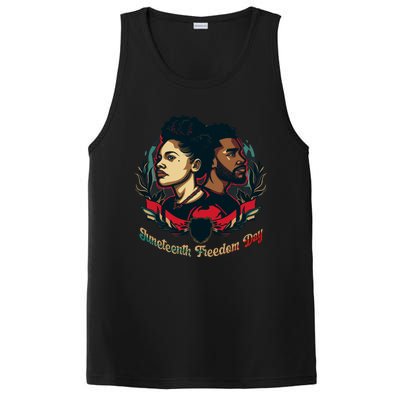 Juneteenth Freedom Day Celebration Graphic PosiCharge Competitor Tank