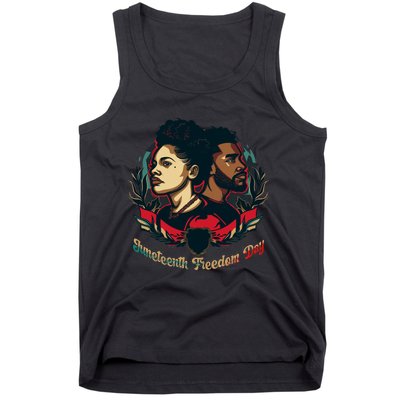 Juneteenth Freedom Day Celebration Graphic Tank Top