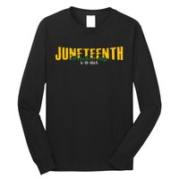 Juneteenth Freedom Day Commemoration Long Sleeve Shirt