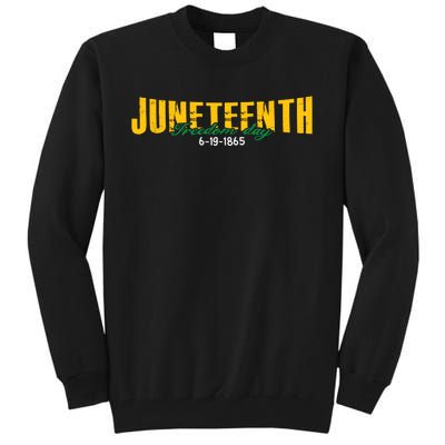 Juneteenth Freedom Day Commemoration Tall Sweatshirt