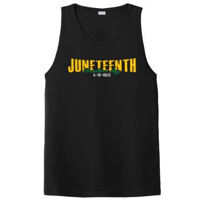 Juneteenth Freedom Day Commemoration PosiCharge Competitor Tank