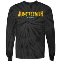 Juneteenth Freedom Day Commemoration Tie-Dye Long Sleeve Shirt