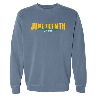 Juneteenth Freedom Day Commemoration Garment-Dyed Sweatshirt