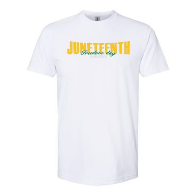 Juneteenth Freedom Day Commemoration Softstyle CVC T-Shirt