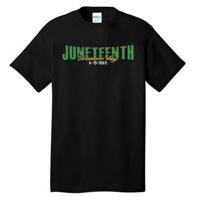 Juneteenth Freedom Day Commemorative Graphic Tall T-Shirt