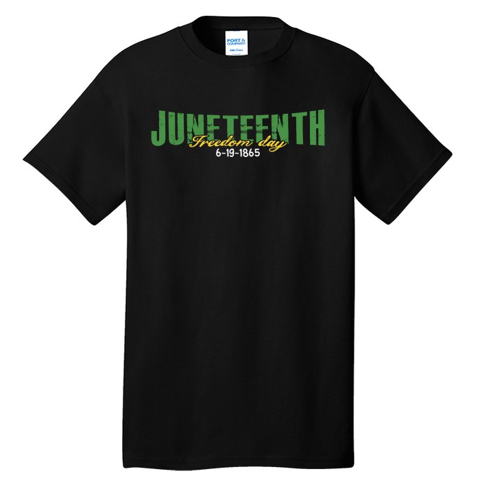 Juneteenth Freedom Day Commemorative Graphic Tall T-Shirt